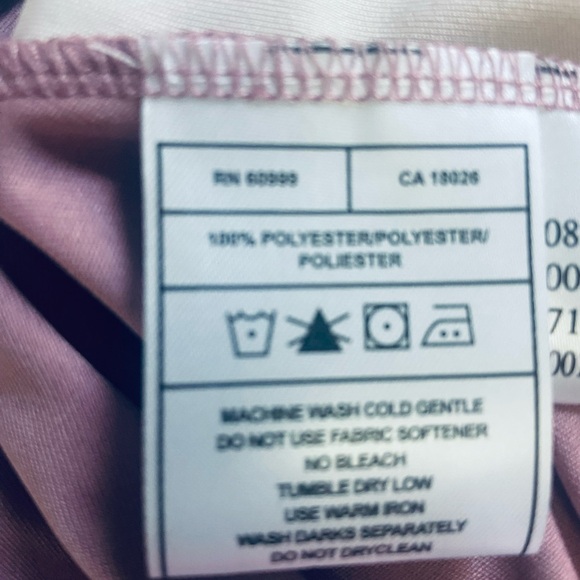 NWT Antigua Sz M Mauve & Taupe Short Sleeve Women’s Golf Shirt - Picture 8 of 9